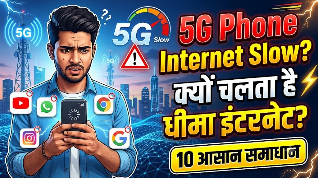 5G Phone Internet Slow: 5G फोन में Internet Slow क्यों चलता है? कारण और आसान समाधान 2026 Guide