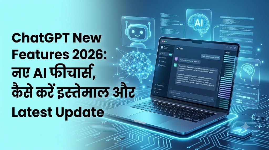 ChatGPT New Features 2026: नए AI फीचर्स, कैसे करें इस्तेमाल और Latest Update 5 ChatGPT New Features 2026 Latest AI Features
