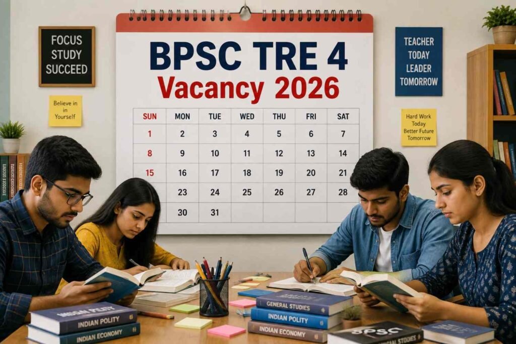 BPSC TRE 4 Vacancy 2026: Notification, Vacancy, Eligibility और Apply Online की पूरी जानकारी 3 BPSC TRE 4 Vacancy 2026