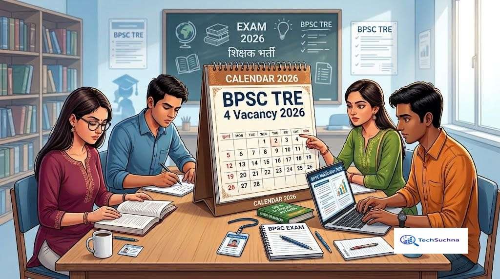 BPSC TRE 4 Vacancy 2026: शिक्षक भर्ती का इंतजार खत्म, 32,388 पदों पर आवेदन शुरू 3 BPSC TRE 4 Vacancy 2026 में 32,388 शिक्षक पदों पर भर्ती और 1 सितंबर 2026 से आवेदन की जानकारी