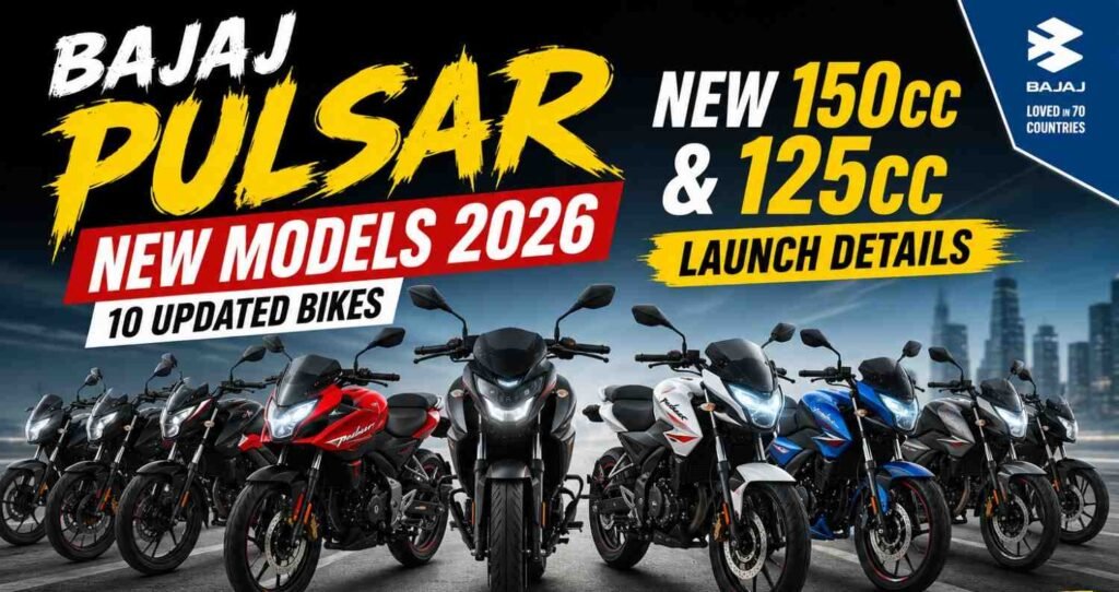Bajaj Pulsar New Models 2026 – 10 Updated Bikes, 150cc और 125cc Launch Details